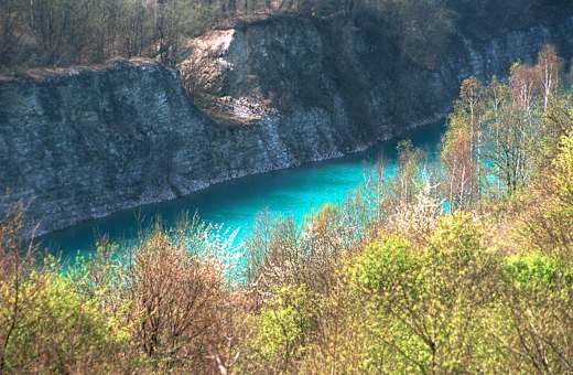 Kalksteinbrüche im Teutoburger Wald