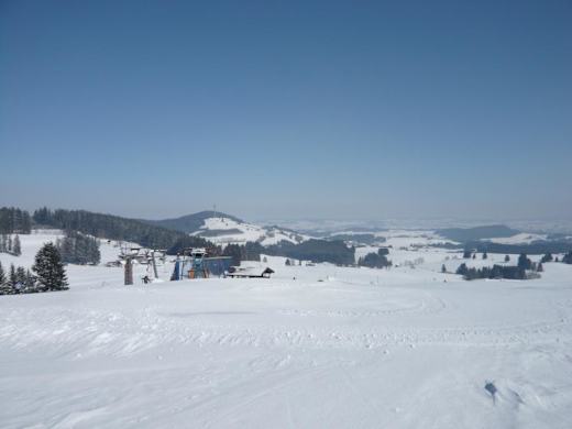Blick vom Lift in Eschach zum Blender