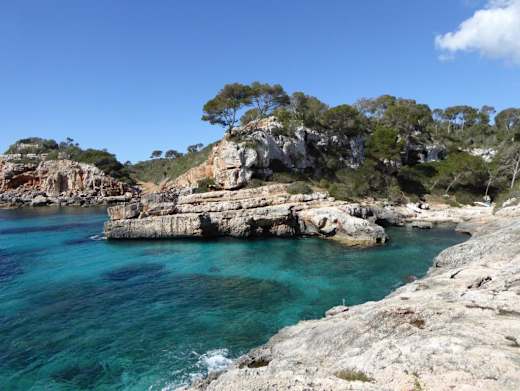 Cala SAlmunia - hier geht es los...