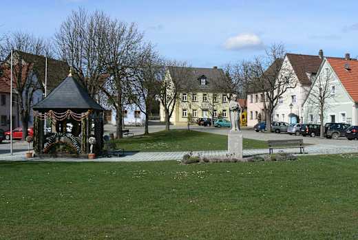 Der Marienplatz in Hollfeld