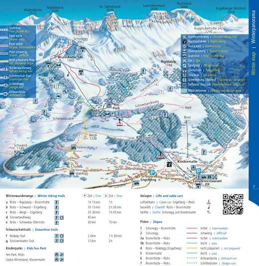 Pistenplan Engelberg-Brunni