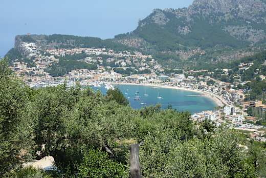 Blick auf Port de Sóller