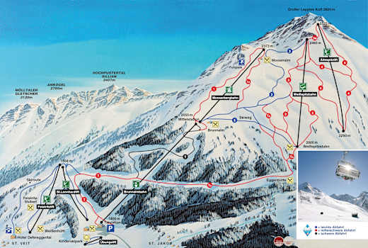 Pistenpanorama St. Jakob