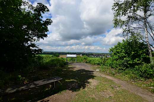 Blick vom Aussichtspunkt in Richtung Westen
