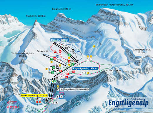 Pistenplan Engstligenalp