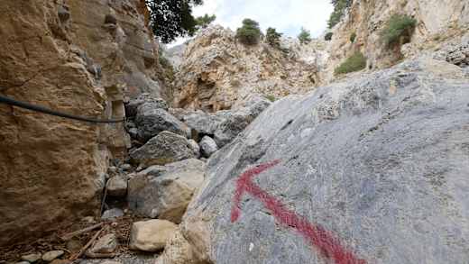 Eingang in die Rouvas-Schlucht