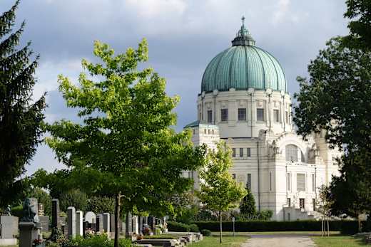 Die Friedhofskirche im Zentralfriedhof