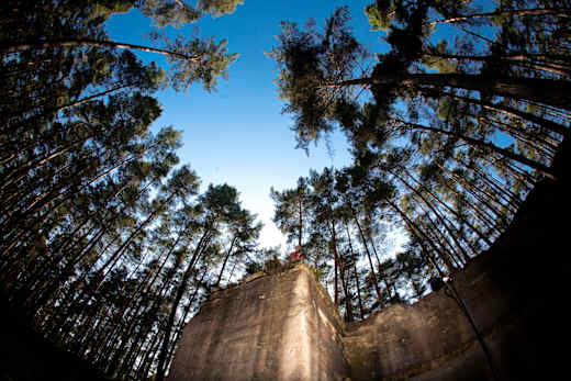 Die Steinbrüche bei Wernsbach