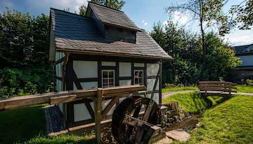 Wasserrad in Grafschaft