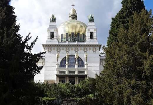 Otto-Wagner-Jugendstil-Kirche Steinhof ("Gugelhupf")