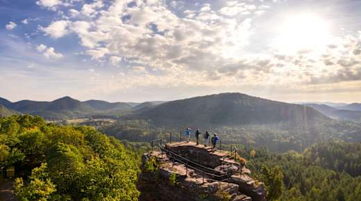 Auf dem Buregnmassiv Alt-Dahn