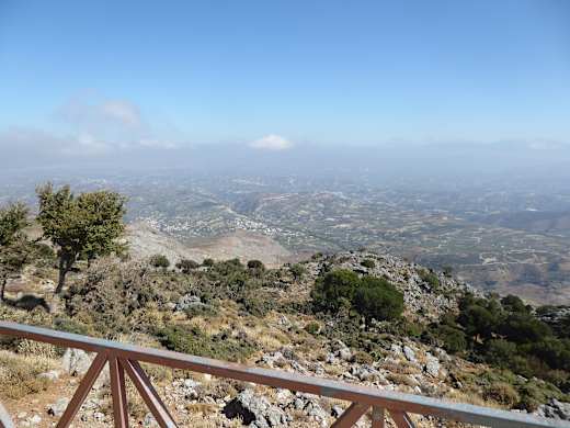 Blick von der Hütte nach Nordosten