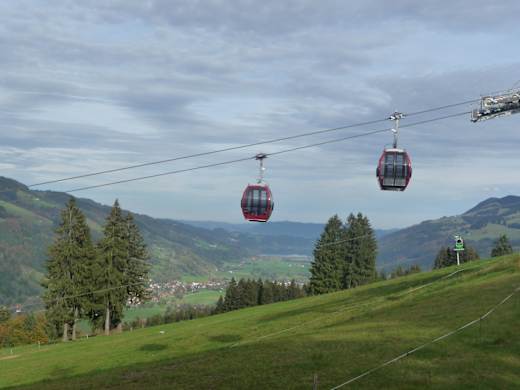 Hündlebahn mit Blick zum Alpsee