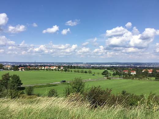 Aussicht über Dresden