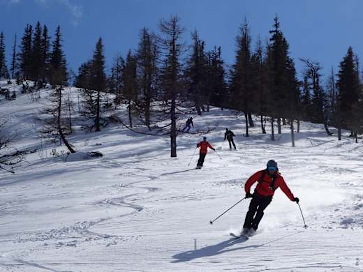 Abfahrtsfreuden am Hochanger