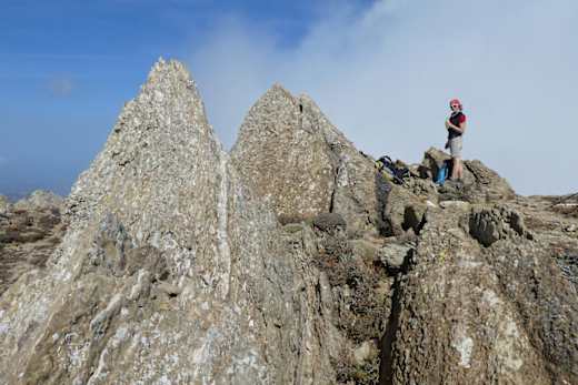 Am Gipfel des Volakias