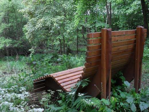 Sinnenliege am Biotop