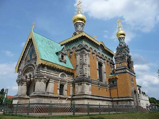 Russische Kapelle auf der Mathildenhöhe in Darmstadt
