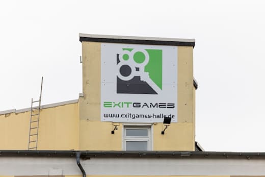 Logo des Escape Room "Exit Games" Halle