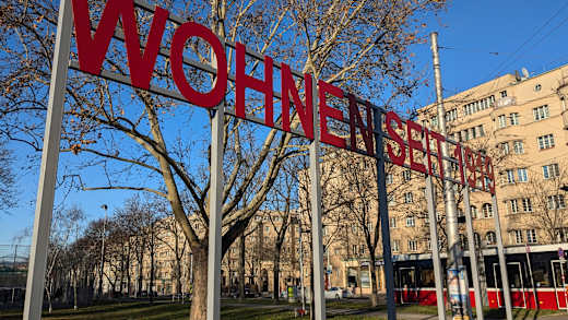 In der Grünzone zwischen Gaudenzdorfer Gürtel und Margaretengürtel