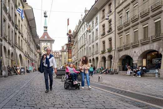 Kramgasse mit Sicht auf den Zytglogge
