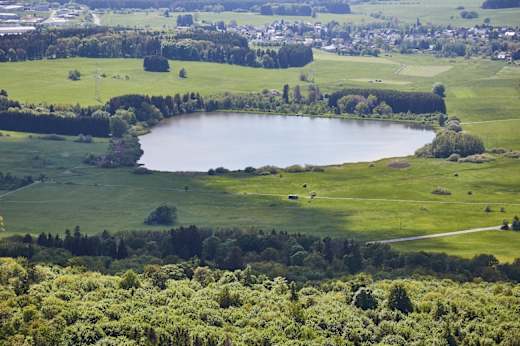 Breitenbachtalsperre von oben