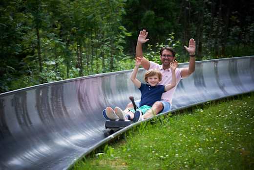 Sommerrodelbahn Mühlleithen im Sommer