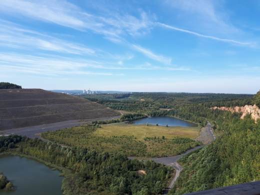 Aussichtsplattform - Carrière de Freyming-Merlebach
