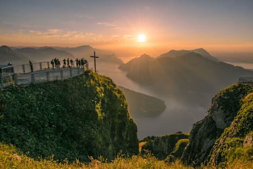 Sonnenuntergang auf dem Fronalpstock