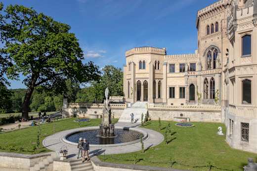 Schloss Babelsberg in Potsdam, Foto: André Stiebitz, Lizenz: PMSG/ SPSG