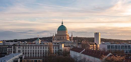 Nikolaikirche am Alten Markt in Potsdam, Foto: André Stiebitz, Lizenz: PMSG Potsdam Marketing und Service GmbH