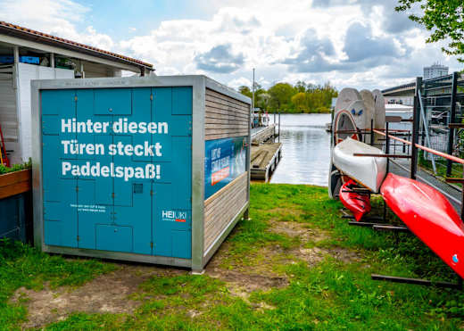 Heiuki SUP Schiffbauergasse, Foto: Steven Bredow, Lizenz: Steven Bredow