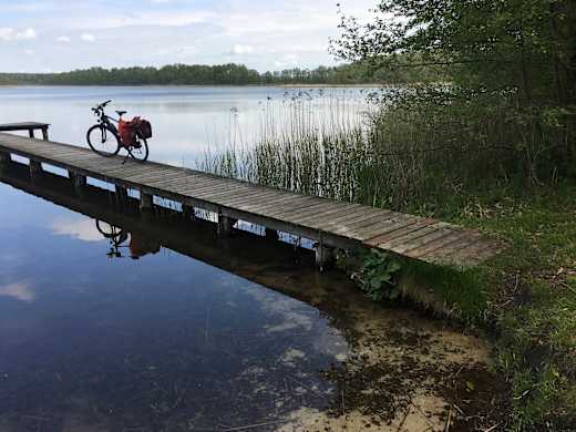 Fahrradpause am See, Foto: Dirk Engelhardt