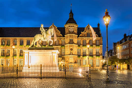 Düsseldorf, Jan-Wellem-Reiterstandbild