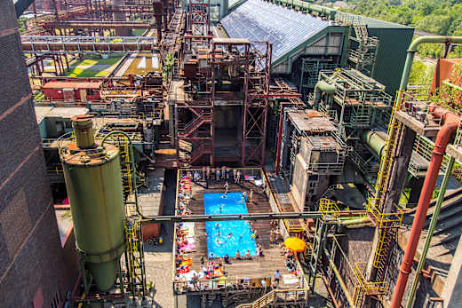 Essen, Schwimmbad Zeche Zollverein