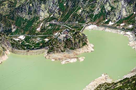 Grimselpass, Kraftwerke Grimselwelt