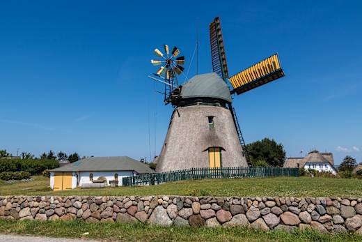 Nebel/Amrum, Windmühle mit Museum