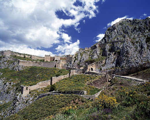 Arhea Korinthos, Akrokorinth