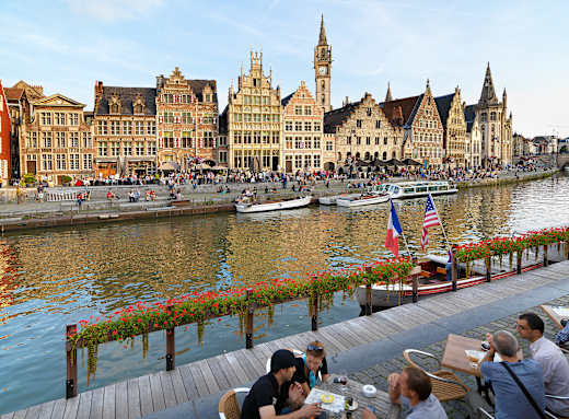 Gent, Korenlei und Graslei