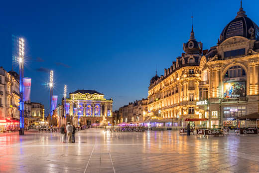 Montpellier, Place de la Comédie
