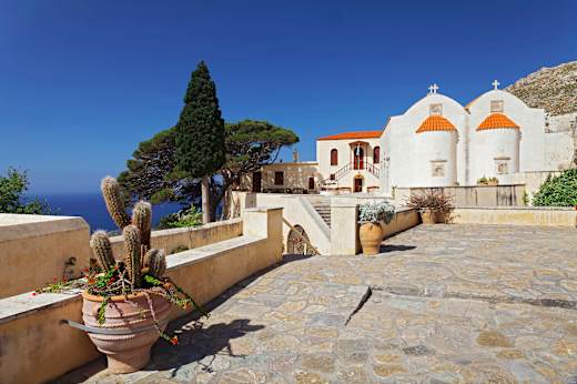 Myrthios, Kloster Preveli mit Museum