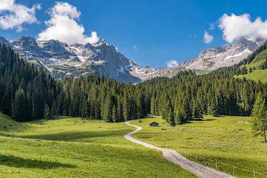Montafon, Montafontal bei Tschagguns