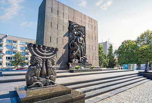 Warschau, Straße des Erinnerns, der Leiden und des Kampfes der Juden