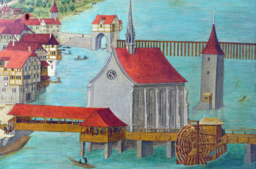 Altartafeln von Hans Leu d.Ä. (Haus zum Rech) - rechtes Limmatufer - Wasserkirche 2013-04-08 15-06-02