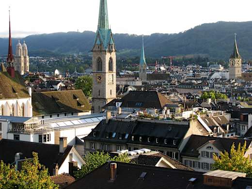 Zürich - ETH-Terasse - Kirchen IMG 0285
