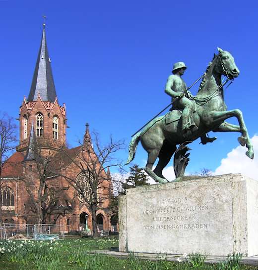 Karlsruhe Christuskirche Leibdragonerdenkmal