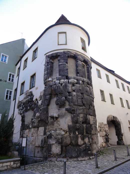 Porta Praetoria in Regensburg (Ruine)