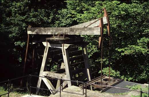 Melingriffith waterwheel powered pump - geograph.org.uk - 1659281
