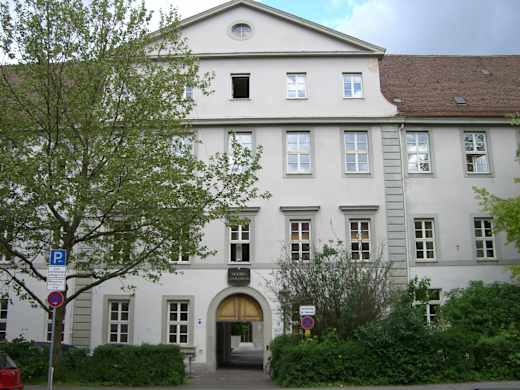 Augsburg-Holbein.Gymnasium-Altbau.Eingang