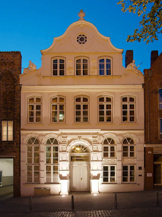 Buddenbrookhaus Luebeck (Germany) by night
